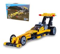 JAMARA 402863 CADA Drag Racing Bricks, auto giocattolo, auto da corsa sportiva per bambini dai 6 anni in su, idea regalo per bambini, stimola le capacità motorie e la comprensione tecnica