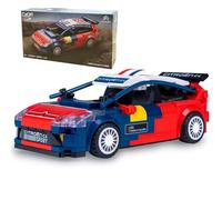 JAMARA 402872 CADA 2008 Citroën C4 WRC 1:24 Bricks, auto giocattolo per bambini, auto sportiva da corsa per bambini a partire dagli 8 anni, idea regalo per bambini, promuove le capacità motorie fini