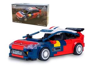 JAMARA 402872 CADA 2008 Citroën C4 WRC 1:24 Bricks, auto giocattolo per bambini, auto sportiva da corsa per bambini a partire dagli 8 anni, idea regalo per bambini, promuove le capacità motorie fini