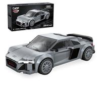 JAMARA 402880 CADA Audi R8 Coupé 1:24 Bricks - Giocattolo modellino auto per bambini a partire dagli 8 anni, idea regalo per ragazzi e ragazze, design dettagliato, componenti stampati