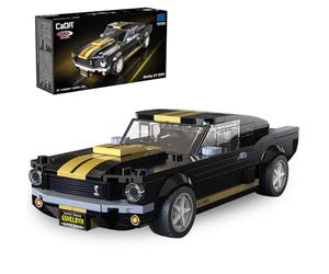 JAMARA 402883 CADA Shelby GT 350 H 1:24 Bricks - Modellino auto giocattolo per bambini a partire dagli 8 anni, idea regalo per ragazzi e ragazze, design fedele ai dettagli, componenti stampati