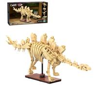 JAMARA 402889 CADA Dinosauro Fossil Stegosaurus Bricks, idea regalo per ragazzo e ragazza, giocattolo dinosauro bambini, set giurassico, combinabile con altri modelli