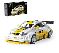 JAMARA 402922 CADA Opel Astra V8 Coupe 1:24 mattoncini bianchi a morsetto, modello auto da corsa, auto sportiva, giocattolo per bambini dai 8 anni in su, idea regalo