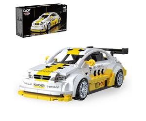 JAMARA 402922 CADA Opel Astra V8 Coupe 1:24 mattoncini bianchi a morsetto, modello auto da corsa, auto sportiva, giocattolo per bambini dai 8 anni in su, idea regalo