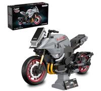 JAMARA 402926 CADA Suzuki Katana 1:12 Mattoncini grigi, set tecnico composto da 310 mattoncini a morsetto, kit di modellismo di moto, licenza ufficiale, idea regalo da montare, a partire dagli 8 anni