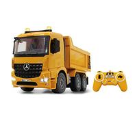 Jamara 404940 - Vagonetto Mercedes Arocs, Scala 1:20, 2,4Ghz, Giallo
