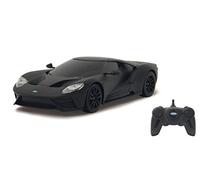 Jamara 405157 - Ford GT 1:24 nero opaco - Luci LED, Licenza ufficiale, Velocità 7 Km/h