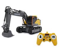 JAMARA 406311 Escavatore Volvo EC160E 1:26 2,4GHz - 2,4GHz per multiplayer, Licenza Ufficiale, Cingolato, Telecomandato