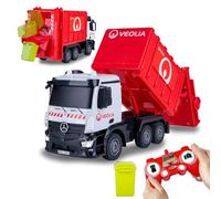 JAMARA 408305 Müllwagen Mercedes-Benz Antos 1:26 2,4GHz 408305-Camion 2,4 GHz - Giocattolo per Camion Partire dai 6 Anni, radiocomandato, RC Toys, Regalo per Bambini, bidone della Spazzatura Manuale