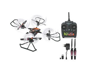Jamara 422007 - Oberon Altitude AHP HD Fotocamera quadrokopter, Nero/Rosso