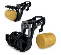 JAMARA 423285 Caricatore Frontale con Pala a Coccodrillo con Sfera Rotonda Piccola per Trattore radiocomandato 1:24S, Pinza per Palle Giocattolo Paglia, Accessori per Trattore RC 1:24S (405340