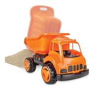 Jamara 460268 - Autocarro Ribaltabile Sabbiera Dump Truck, Arancione, XL
