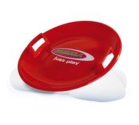 Jamara 460368 - Snow Play Slittino Rotondo 60 cm rosso - Maniglie su entrambi i lati, Struttura robusta e resistente, Peso leggero