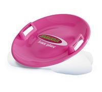 Jamara 460371-Snow Play Rotondo 60cm rosa fucsia - Maniglie su entrambi i lati, Struttura robusta e resistente, Peso leggero Slittino, Colore Pink, 60 cm, 460371