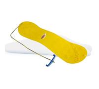 Jamara 460391 - Snow Play Snowboard 72 cm giallo - Costruzione aerodinamica, Superficie antiscivolo lato superiore, Cavo di trazione