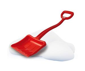 Jamara 460399 - Snow Play Pala da neve Tally 70 cm rosso - Plastica robusta e stabile, Maniglia forma a D, Rinforzi nella struttura
