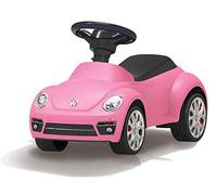 Jamara 460406 - Push-Car VW Beetle rosa fucsia - Antiribaltamento, Aspetto autentico, Clacson