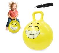 Jamara- Smile Pallone Salto, Colore Giallo, 460457