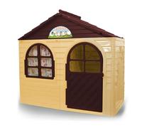 JAMARA 460499 Little Home - Casetta per giochi in plastica robusta, montaggio stabile, facile da pulire, adatta per interni ed esterni, porta/finestra, apertura