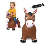 Jamara Animale salterino Cavallo marrone con pompa