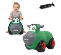 Jamara Bounce Fendt Trattore salterino con pompa, Colore Verde, 460598