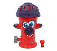 JAMARA 460622 Mc Fizz Irrigatore Acqua Hydrant Happy, Spargimento idrante gira e spruzza acqua, installazione rapida, collegamento al sistema di tubi standard, porta divertimento e raffreddamento