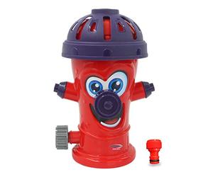 JAMARA 460622 Mc Fizz Irrigatore Acqua Hydrant Happy, Spargimento idrante gira e spruzza acqua, installazione rapida, collegamento al sistema di tubi standard, porta divertimento e raffreddamento