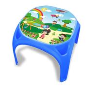 Jamara 460752 - Tavolo per Bambini con Numeri, XL, in plastica Resistente, Adatto per Interni ed Esterni, Stampa sul Piano del Tavolo, Bordi arrotondati, Piedini in Gomma Antiscivolo, Colore: Blu