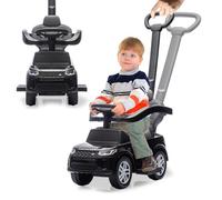 JAMARA 464060 Rutscher Land Rover Discovery 3 in 1, auto antiscivolo con asta di spinta, auto per bambini, giocattolo antiscivolo, idea regalo per bambini, protezione antiribaltamento, asta di spinta
