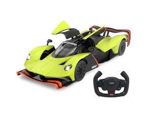 JAMARA Aston Martin Valkyrie AMR Pro 1:14, porta manuale da 2,4 GHz, licenza ufficiale, interno fedele ai dettagli, verniciatura originale, parabrezza trasparente, luce LED, auto RC