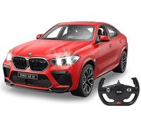 JAMARA BMW X6 M 1:14 2,4 GHz - parabrezza trasparente, luce LED, auto RC, rosso