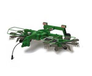 JAMARA Hay Rake Twin Roto Verde Rastrello Twin Roto per Trattore-RC 1:16 412411