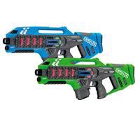 JAMARA Impulse Laser Gun Rifle Set Bleu/Vert - NUOVO