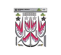 Jamara JAMARA460010 Rosso Decor Hot Rod Flames