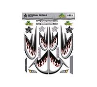 Jamara JAMARA460011 Nero Decor Hot Rod Flames