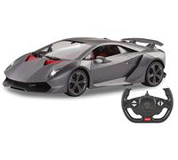 JAMARA Lamborghini Sesto Elemento 1:14 2,4 GHz-Licenza Ufficiale, Interno Dettagliato, verniciatura Fedele all'originale, Auto radiocomandata, Colore Grigio, 402112
