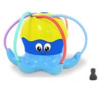 JAMARA- MC Fizz, irrigatore Forma di Polpo - Installazione Rapida, Collegamento al Sistema di Tubi Standard, Il Disco Ruota e spruzza Acqua, Colore Blu, 466800