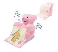 JAMARA Mrs. Babble Bear - Peluche Interattivo, Giochi Bambini 1 Anno, Parla e Gioca a Nascondino, Morbido Peluche, Muove le Braccia, Regalo Giocattolo Prima Infanzia