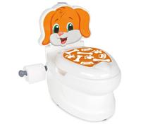 JAMARA My Little Toilette Dog 460959 - Portarotolo per carta igienica, facile da pulire, bordi arrotondati, ventose per una buona presa, colore: bianco