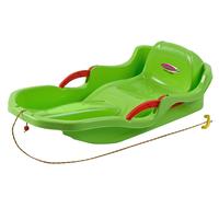 JAMARA- Schlitten und Rodel Snow Play Bob Comfort 80 cm Verde Sterzata con Leva