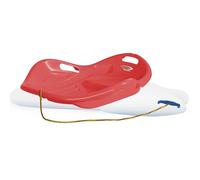JAMARA- Snow Play Bob Speed 78 cm - Maniglie su Entrambi i Lati, Corda con Manico per Tirare, plastica Resistente agli Urti, Seduta ergonomica, Colore Rosso Pastello, 461110
