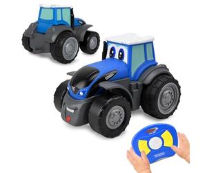 JAMARA Traktor mit Sound 405322 Valtra My First RC agricolo, Trattore Giocattolo, Regalo per Bambini, Primo Veicolo telecomandato, Suono Motore, Colore Blu, Small
