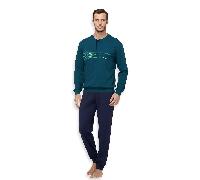 Jamas Pigiama Serafino da Uomo in Caldo Cotone IJ 2120 S54