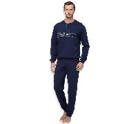 Jamas Pigiama Serafino da Uomo in Caldo Cotone IJ 2120 S54