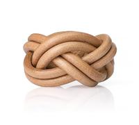 Jambor Fermacrepe Scout. Nodo Gilwell. Passante per Sciarpa o Passante per Sciarpa per Scout e Guide. (4 allacciaturas, Naturale, L)