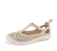 Jambu JBU by Daffodil, Scarpa Mary Jane Donna, Crema Shimmer, 39 EU