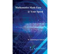 Jambulingam Subramani Mathematics Made Easy @ your Speed (Tascabile)