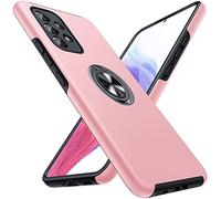 JAME Custodia per Samsung Galaxy A71 con pellicola proteggi schermo in vetro temperato, confezione da 2, colore: Rosa