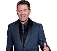 Jamel Debbouze (Black Suit) Half Body Buddy Cutout