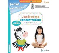 J'améliore ma concentration en 25 activités ludiques Moyenne Section Grande Section: + de 100 autocollants